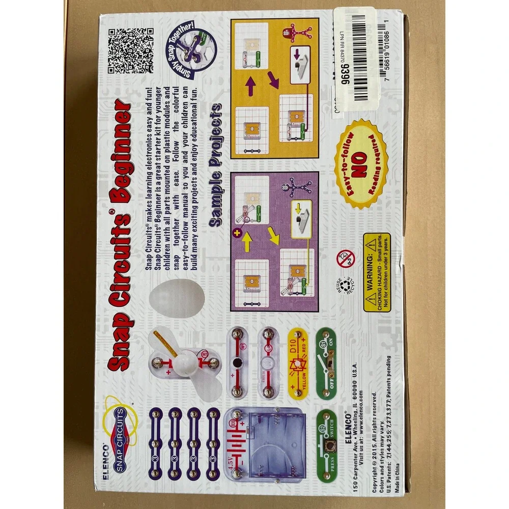 NEW Kids Beginner Snap Circuits STEM STEAM Toy Over 20 Projects